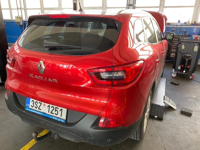 Renault Kadjar plnění klimatizace chladivem 1234yf