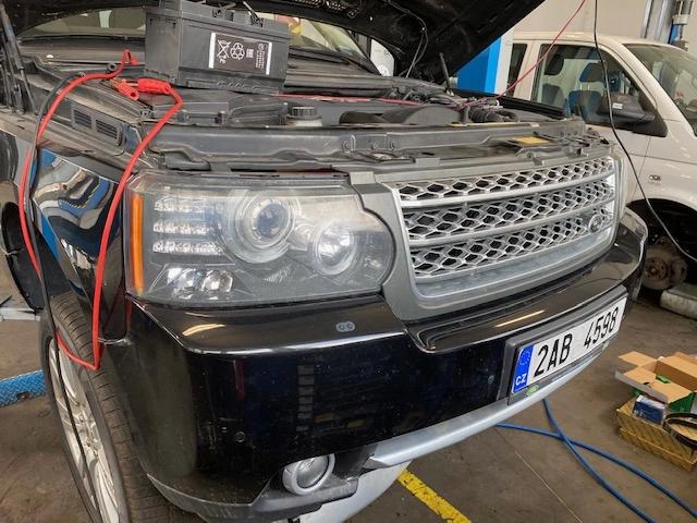 Land Rover Range Rover výměna brzd, emise, stk, oprava motoru, klimatizace doplnění