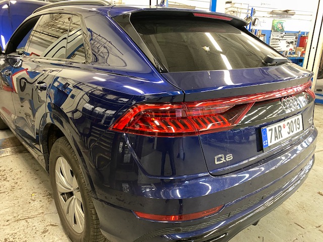 Audi Q8 garanční prohlídka