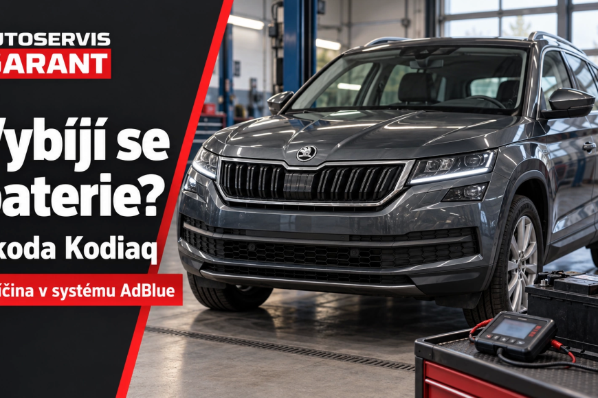 Škoda Kodiaq vybíjí baterii přes noc: závada vyhřívání AdBlue